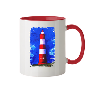 Kaffeetasse  Becher mit Motiv - Leuchtturm - Kunstmotiv von Jörg Langhans