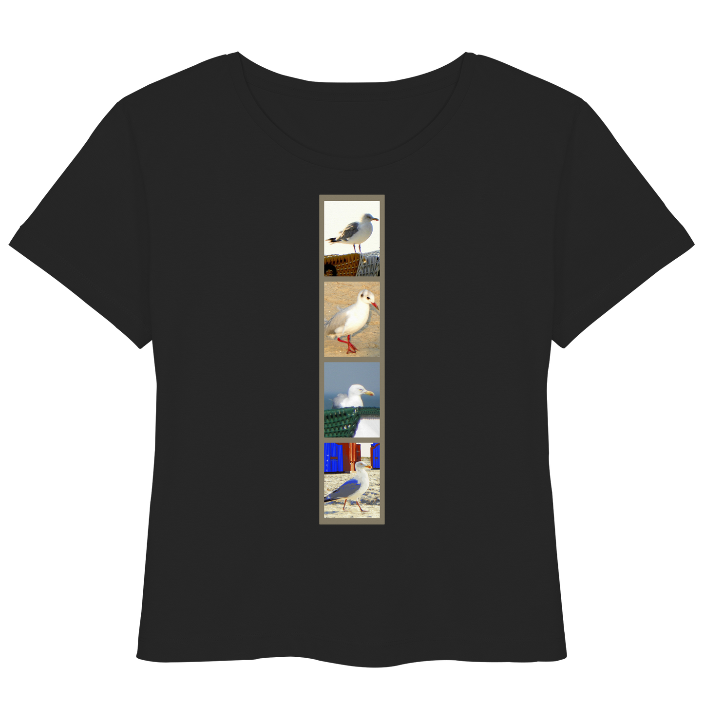 Wattvogel Nordsee Möwen Fotos  - Womens Organic Lightweight T-Shirt