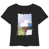 Wattvogel® Nordsee Möwe – Strandkorb Moment  - Womens Organic Lightweight T-Shirt