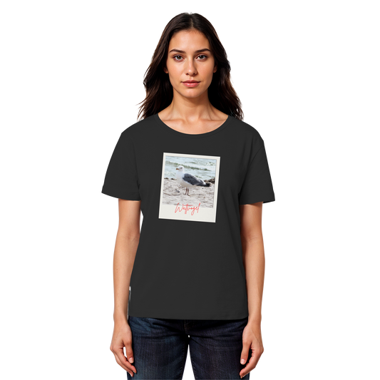 Wattvogel Foto Nordsee Möwe - Womens Organic Lightweight T-Shirt
