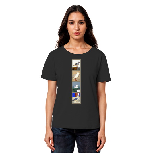 Wattvogel Nordsee Möwen Fotos  - Womens Organic Lightweight T-Shirt