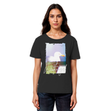 Wattvogel® Nordsee Möwe – Strandkorb Moment  - Womens Organic Lightweight T-Shirt