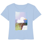 Wattvogel® Nordsee Möwe – Strandkorb Moment  - Womens Organic Lightweight T-Shirt