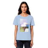Wattvogel® Nordsee Möwe – Strandkorb Moment  - Womens Organic Lightweight T-Shirt