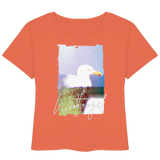 Wattvogel® Nordsee Möwe – Strandkorb Moment  - Womens Organic Lightweight T-Shirt