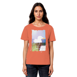 Wattvogel® Nordsee Möwe – Strandkorb Moment  - Womens Organic Lightweight T-Shirt