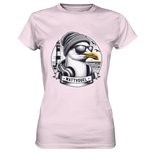 Coole Möwe mit Mütze und Sonnenbrille - Womens Premium Classic T-Shirt