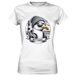 Coole Möwe mit Mütze und Sonnenbrille - Womens Premium Classic T-Shirt