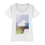 Wattvogel® Nordsee Möwe – Strandkorb Moment  - Womens Premium Classic T-Shirt