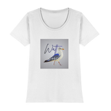 Wattvogel Motiv mit Nordsee Möwe  - Womens Premium Classic T-Shirt